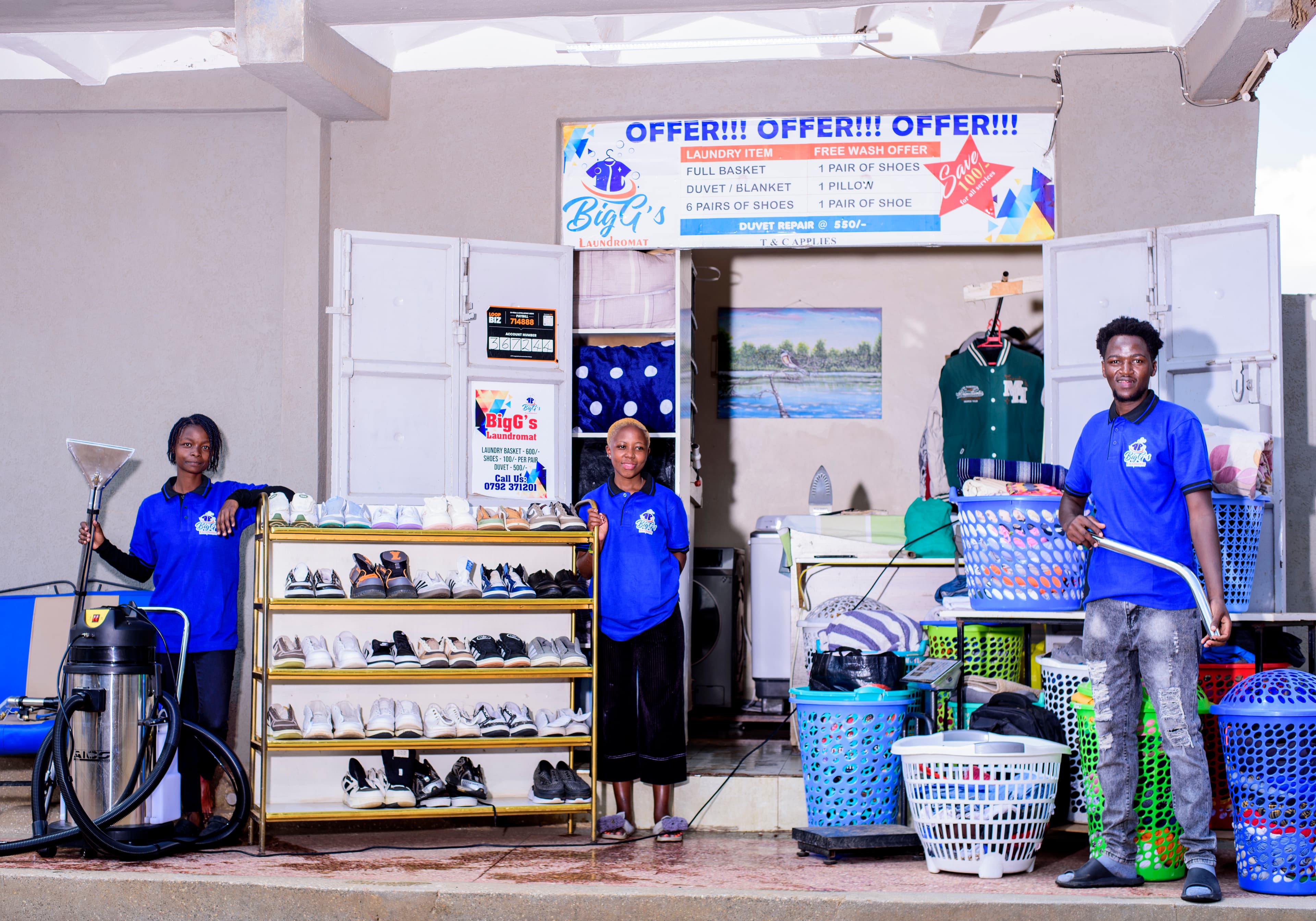 Professional Laundry Services Layout